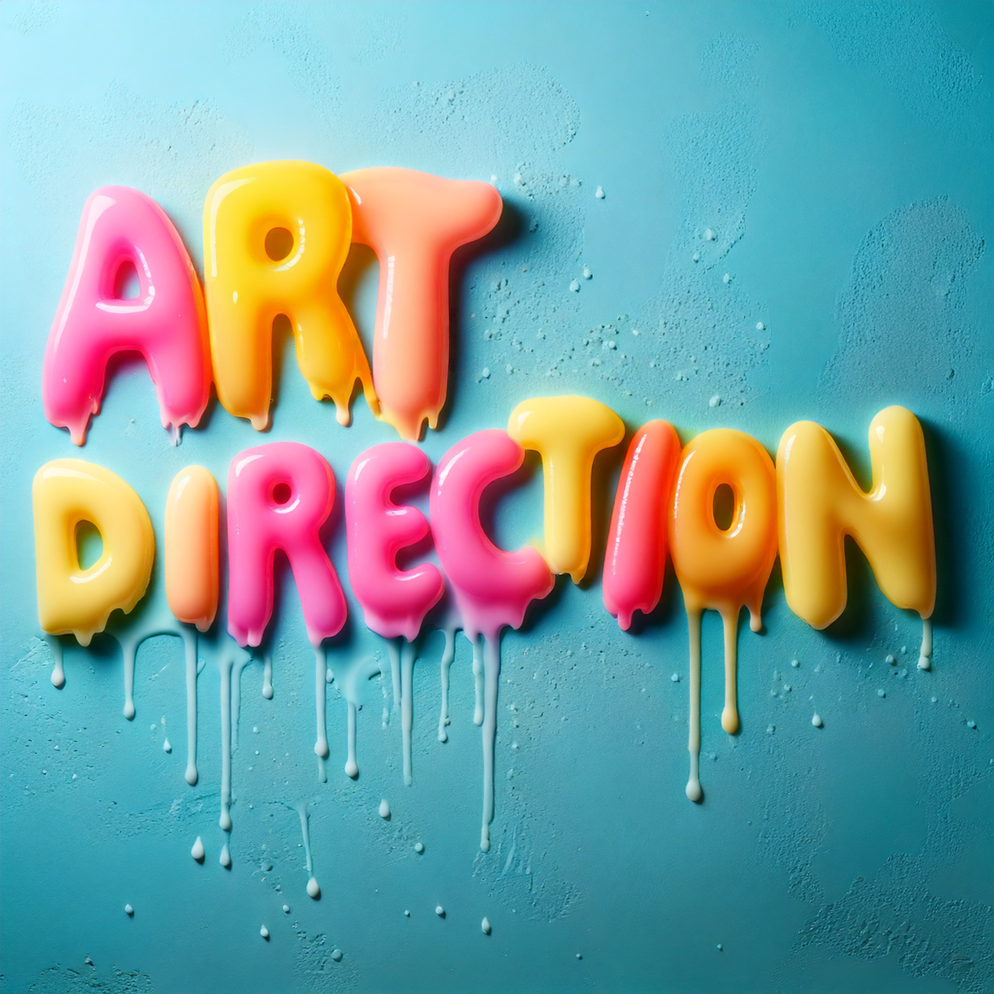 art direction 3d letters